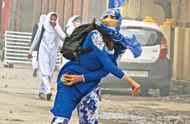 The image which saw Ashiq tagged as a 'stone-pelter'